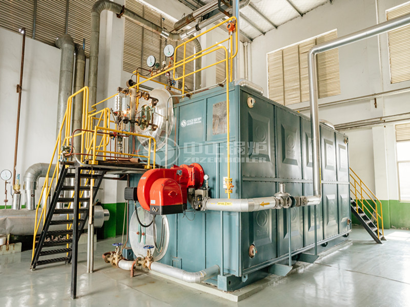 ZOZEN 6 tph SZS series gas-fired steam boiler project for cable industry