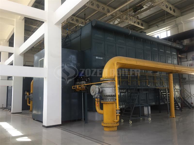 6 tph SZS condensing gas-fired boiler for  cable factory