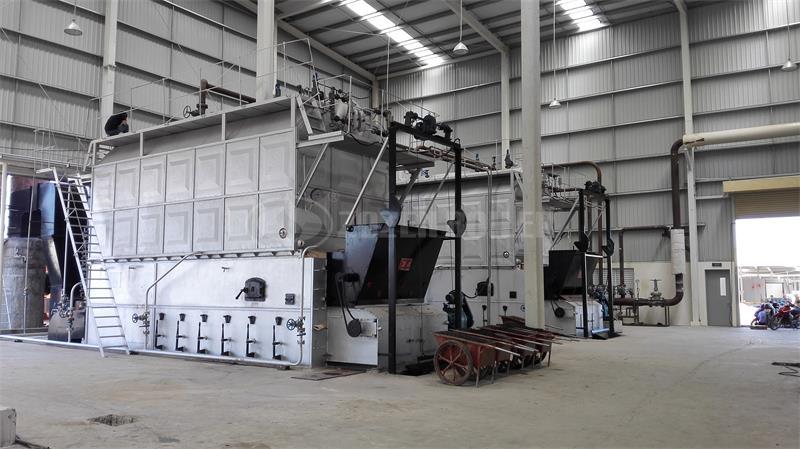 10.5 MW SZL coal-fired hot water boiler for Xinjiang Police College