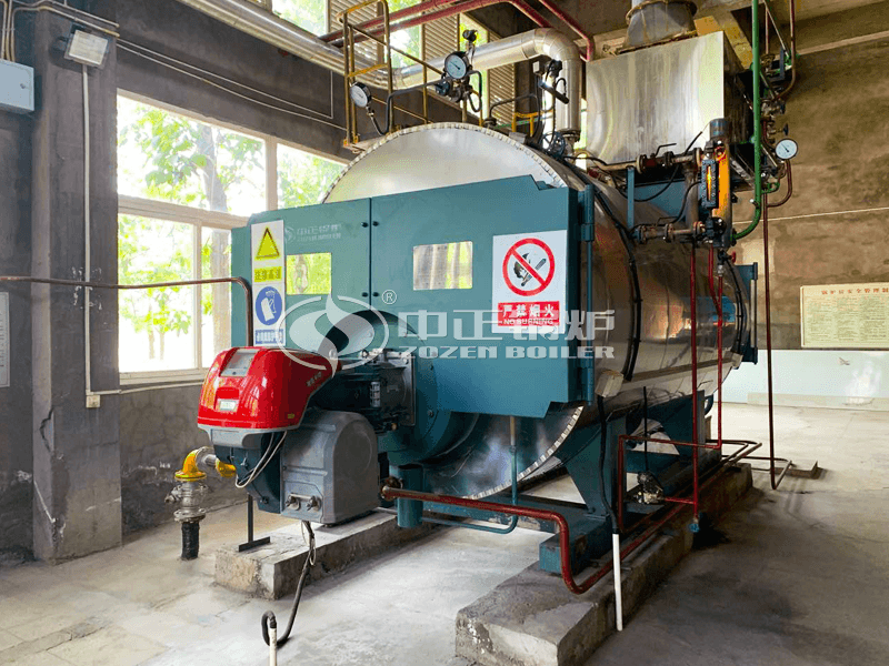 4 tph WNS series gas-fired fire tube boiler project for food industry