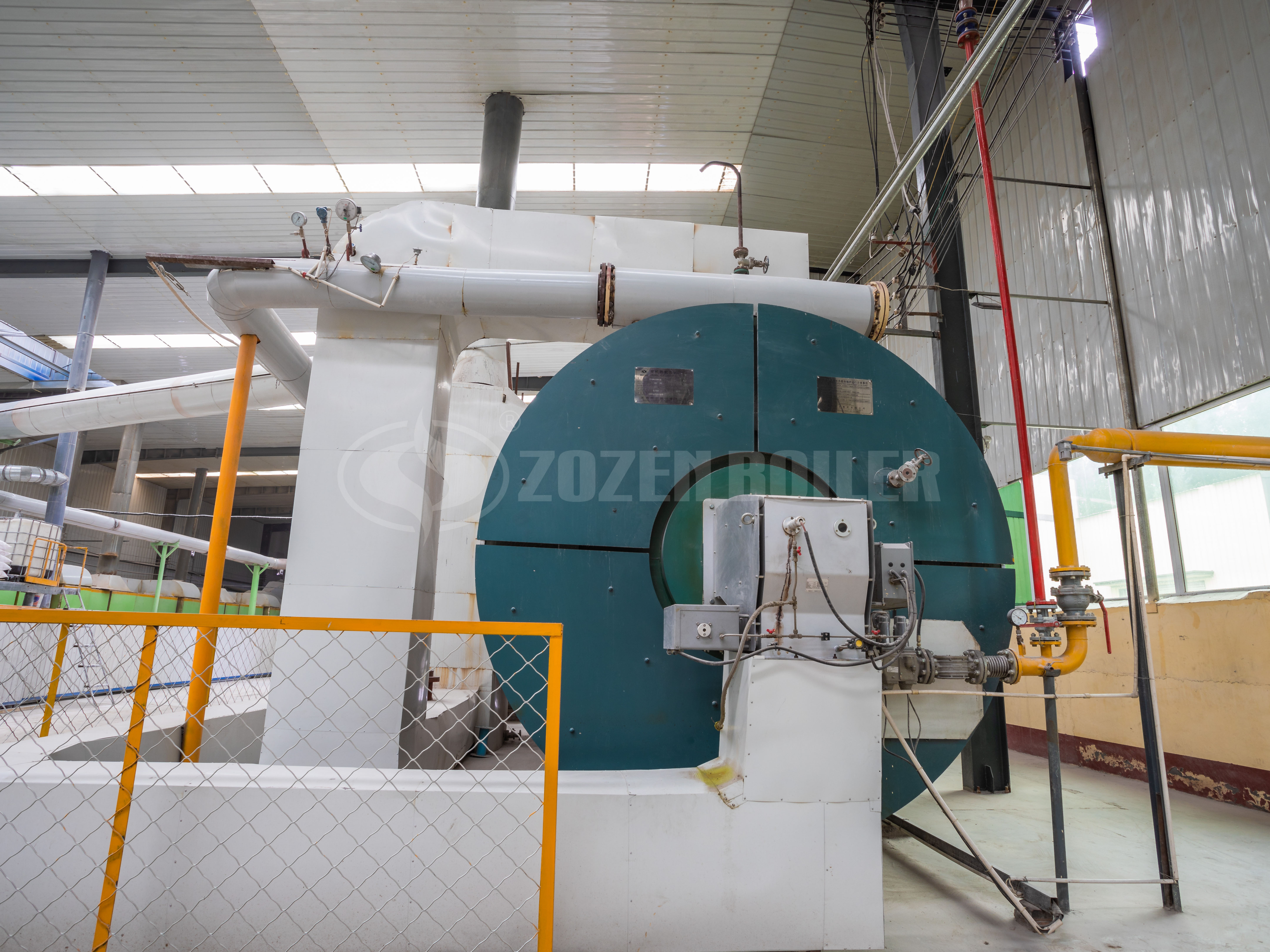 8.2MW YQW series gas-fired thermal fluid heater for construction industry