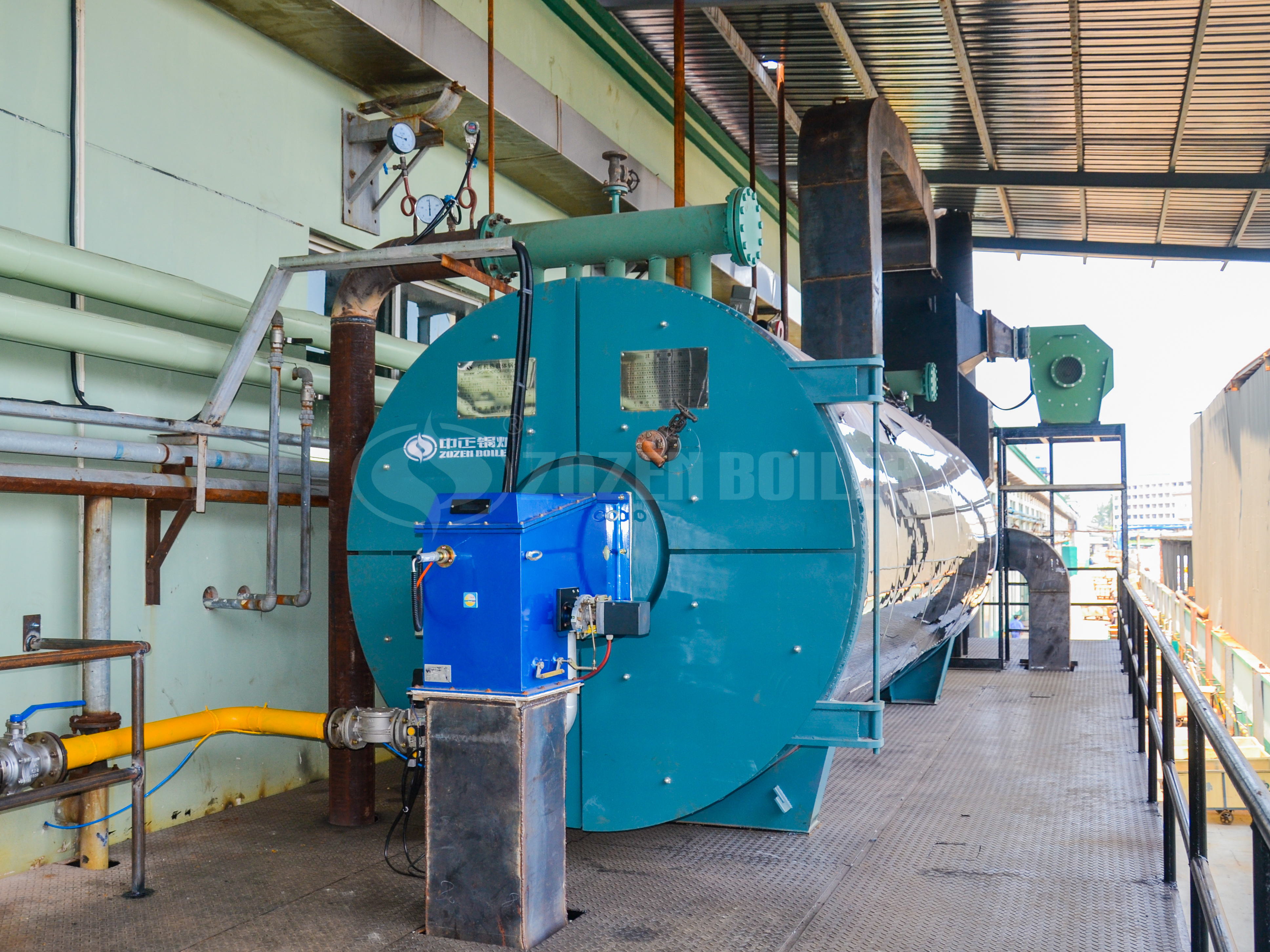 3.5MW YQW gas-fired thermal fluid heater for textile industry