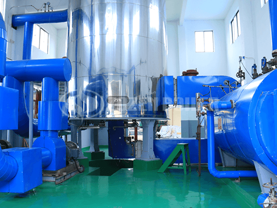 6 MW YQW thermal fluid heater for chemical industry