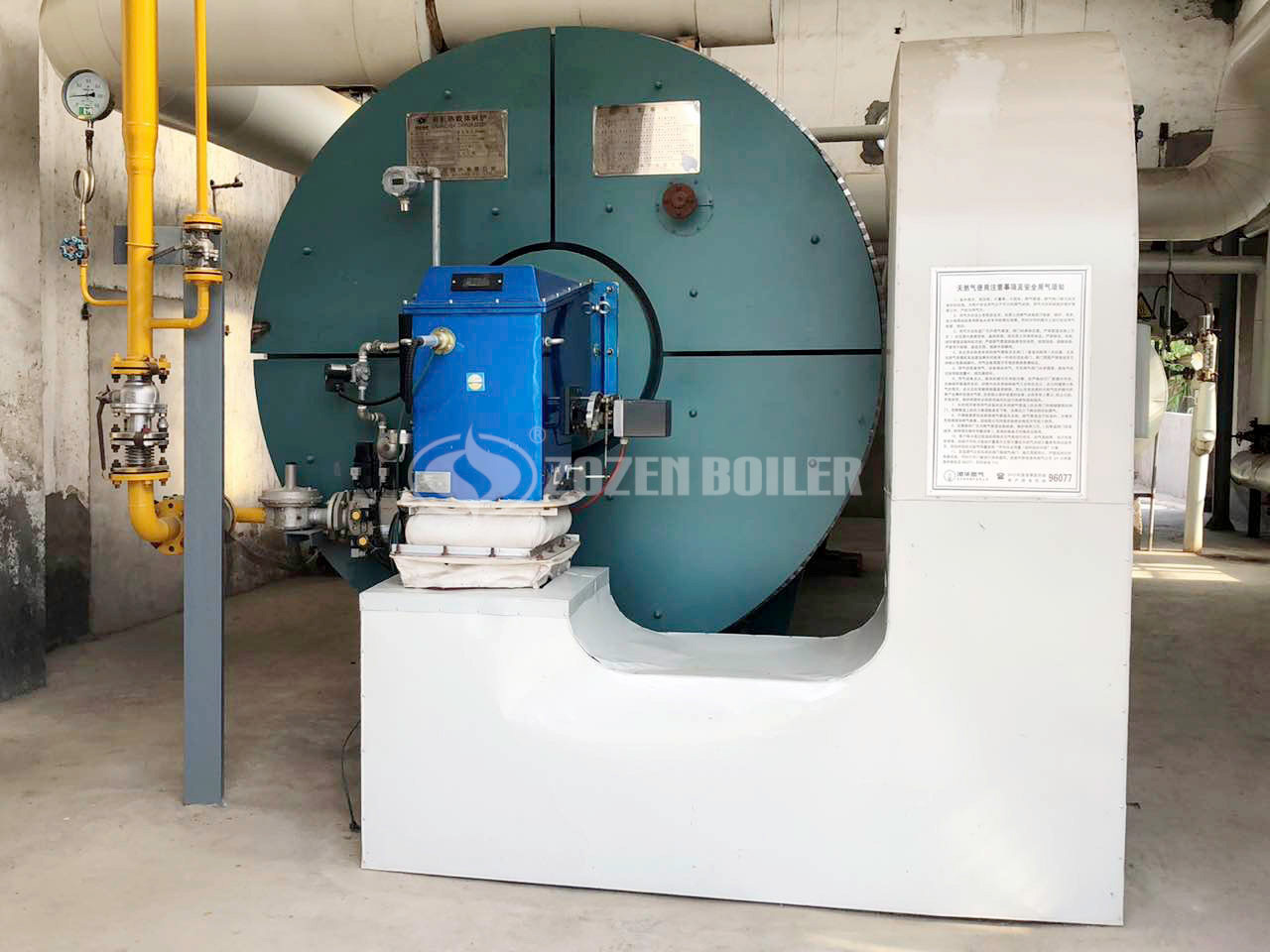 3.5MW YQW gas-fired thermal fluid heater for chemical industry