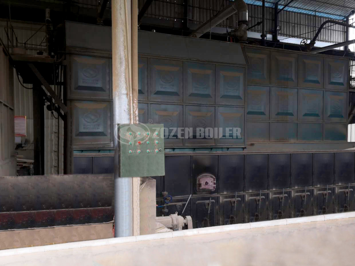 25 tph SZL series coal-fired water tube boiler project for textile industry