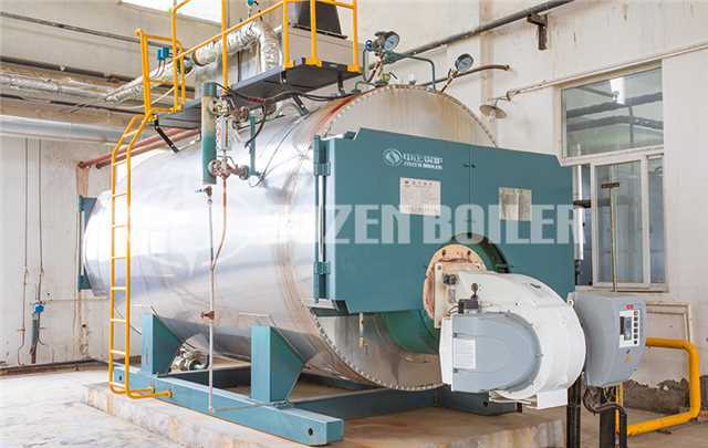 4 tph WNS condensing gas-fired boiler for winery