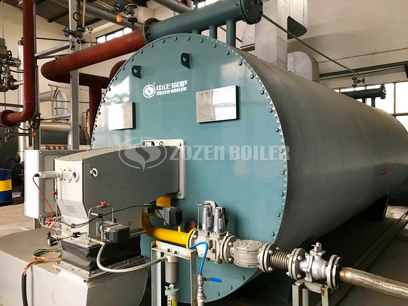 2.4MW YQW gas-fired thermal fluid heater for textile industry