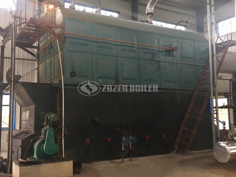 10 tph SZL biomass-fired water tube boiler project for paper industry