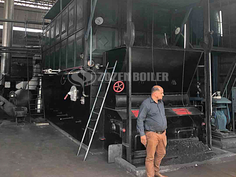 20tph SZL series coal-fired water tube boiler project for textile industry