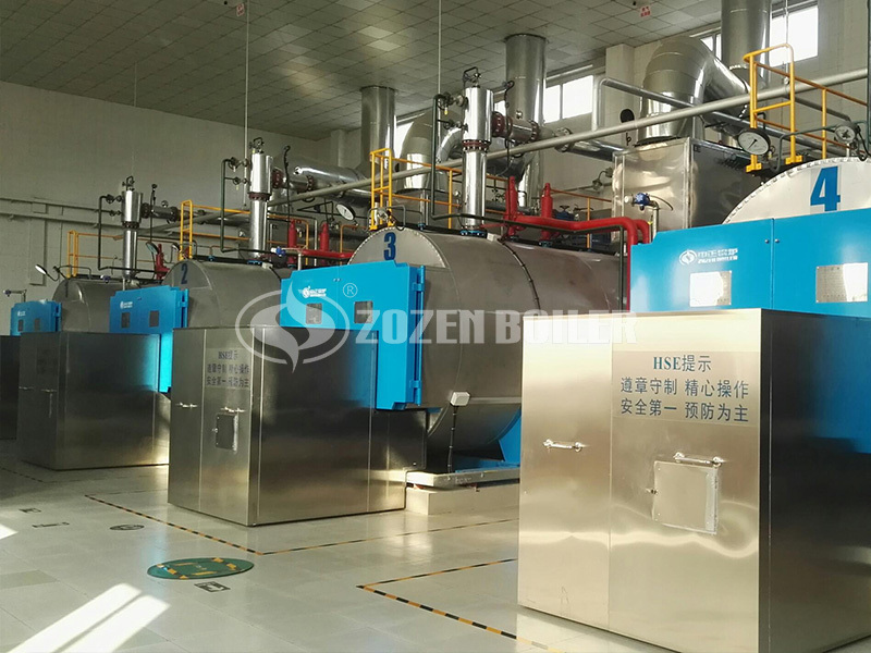 7MW WNS series gas-fired hot water boiler project for Sinopec Beijing Design Institute