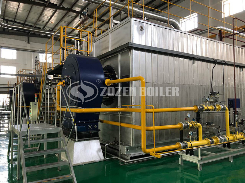 35 tph SZS gas-fired water tube boiler project for dairy industry