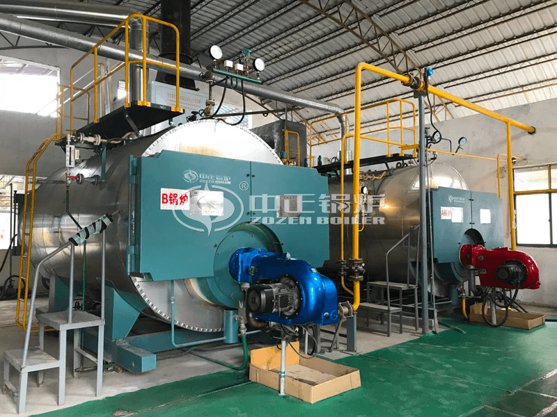 4 tph WNS series gas-fired fire tube boiler project for chemical industry