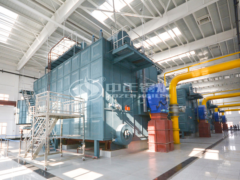 29MW SZS series gas-fired hot water boiler project for heating industry