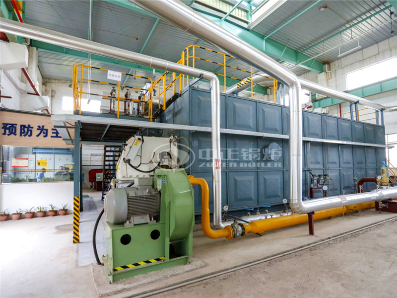 25 tph SZS series gas-fired steam boiler for printing and dyeing industry