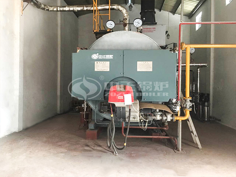 6 tph WNS series condensing gas-fired steam boiler project for printing and dyeing industry