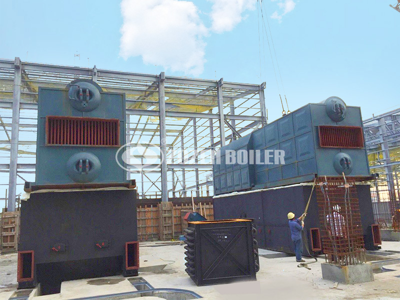 15 tph SZL biomass-fired water tube boiler project for paper industry