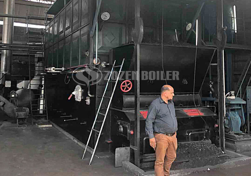 ZOZEN SZL series coal-fired water tube boiler project in Pakistan