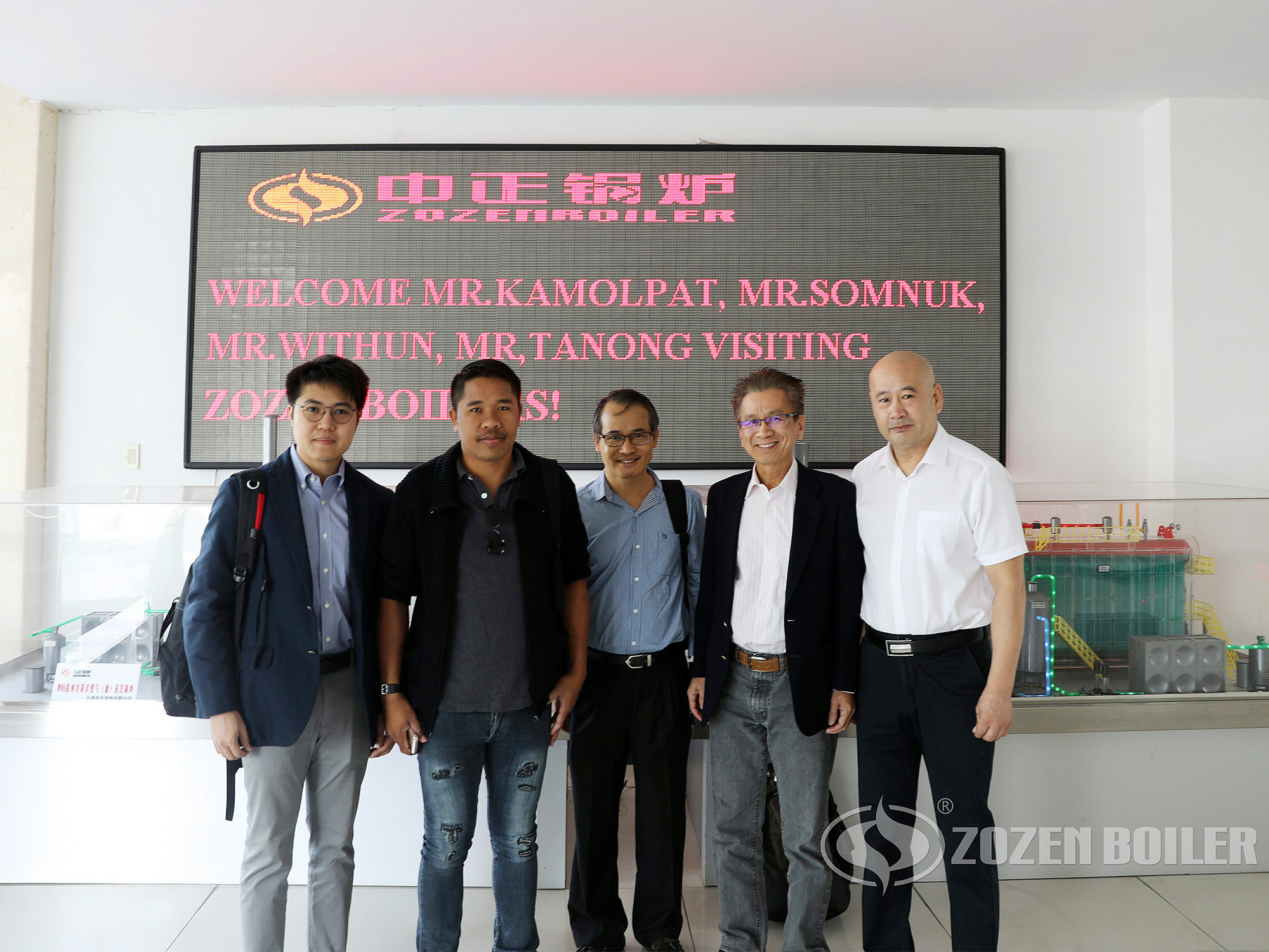 Thailand customers visit ZOZEN for future cooperation in October