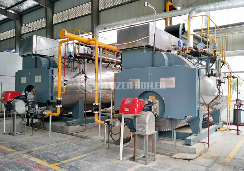 ZOZEN 4 tph WNS gas-fired boiler for building industry in South Africa