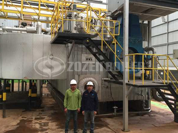 ZOZEN gas-fired (oil-fired) water tube boiler in Thailand food industry