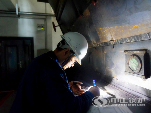 ZOZEN service personnel in Jinxi Petrochemical boiler room