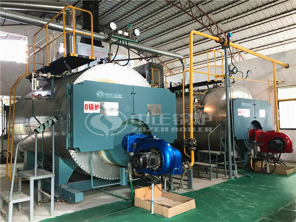 ZOZEN WNS series gas-fired steam boilers for Hanguang Industrial