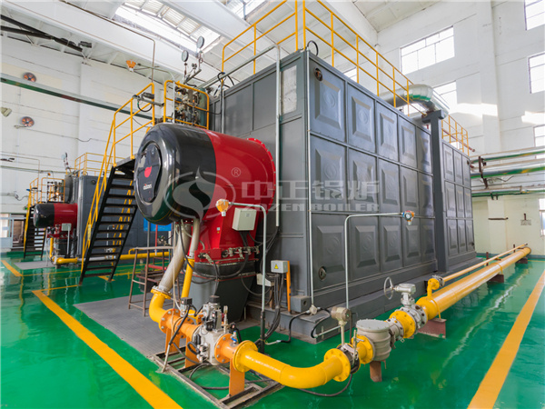 ZOZEN SZS series gas-fired steam boilers for TSAKER Chemical