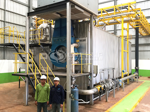 ZOZEN SZS series gas-fired boiler in Thailand