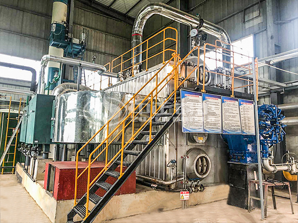 ZOZEN SZS series gas-fired boiler for Yitong Fruit and Vegetable Juice